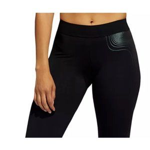 NWT Adidas Women's Size XS Badge of Sports Shine Leggings Black $45